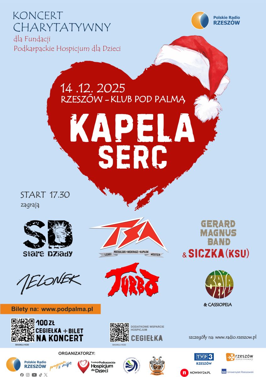 plakat promujący koncert charytatywny